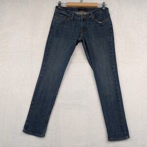VTG Levis Jeans Women 30x28 Blue 524 Too Superlow Slim Fit Low Rise Denim Y2K